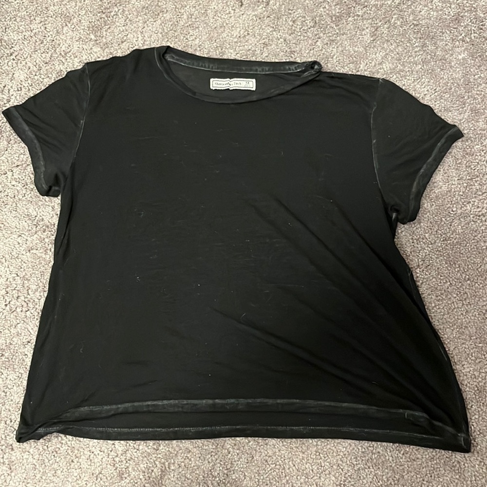 Abercrombie and Fitch black T-shirt